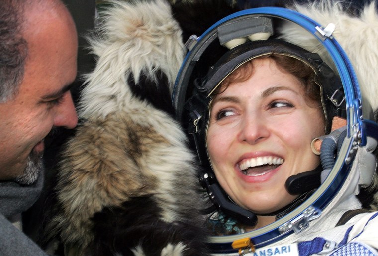 The world's first female space tourist A