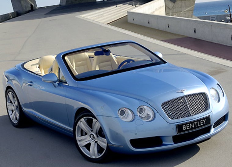 The shockingly fast Bentley Continental GT coupe has already become a favorite in the Hamptons as well as in Malibu. 