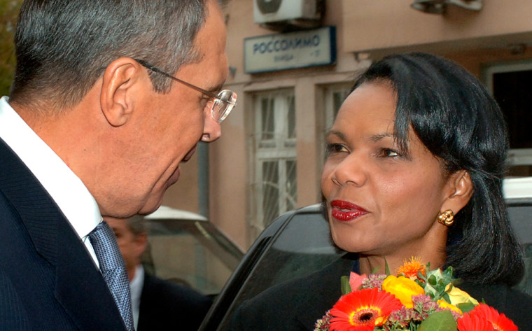 Sergey Lavrov, Condoleezza Rice