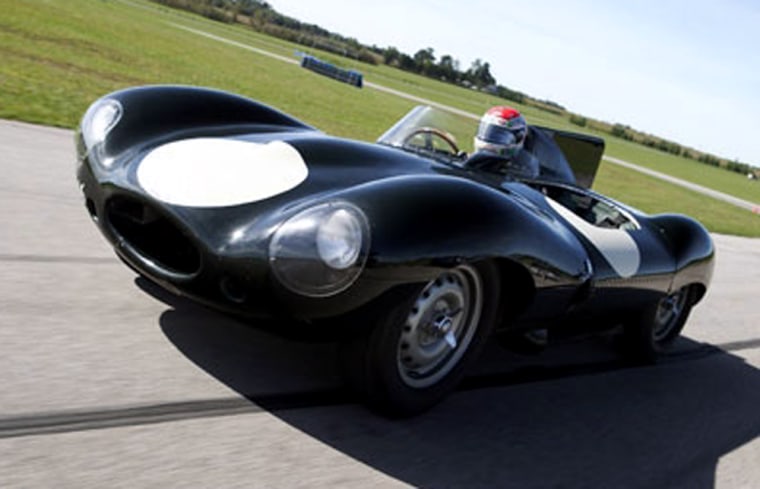 The Jaguar D-Type  was a favorite of Steve McQueen.