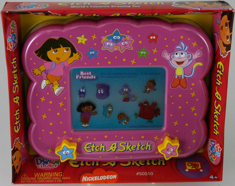 The Dora the Explorer version of Etch A Sketch hopes to catch the eye of preschoolers — and their parents.