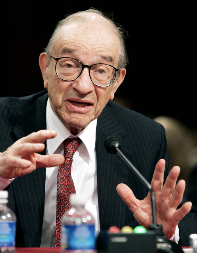 Greenspan sometimes fumbles his forecasts
