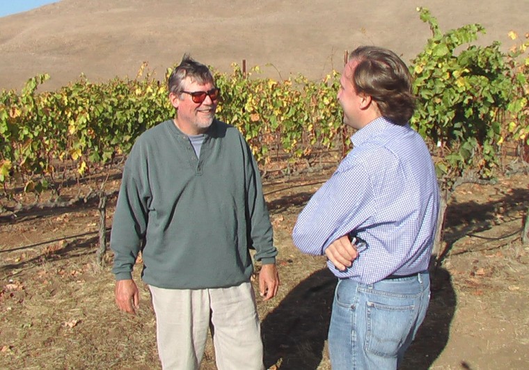 Bob Lindquist of Qupé Wine Cellars talks with Edward Deitch about the \"Hillside Estate\" syrah grown for his wines at the Bien Nacido Vineyard.