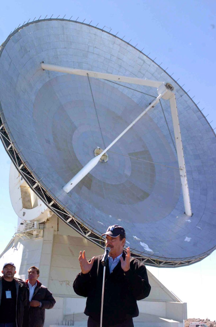 Mexican President Vicente Fox on Wednesday inaugurates a mountaintop telescope that will let astronomers look back 13 billion years and uncover clues to the creation of the universe.