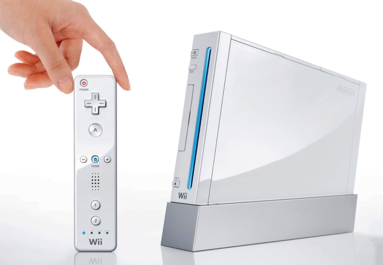 Nintendo's Wii gaming console features an unusual motion-sensing wireless controller that players can wield like a virtual tennis racket or weapon.