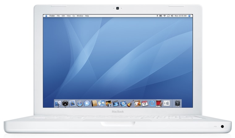 The only way to tell this new MacBook from the old one is the little iSight camera above the screen.