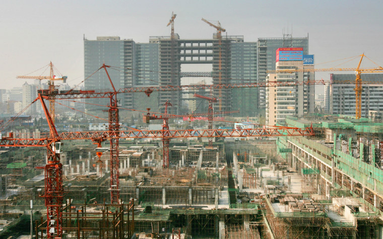 Cranes populate the Beijing skyline on Dec. 14 as the city's building boom continues.