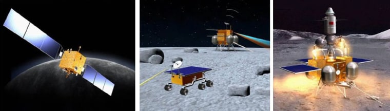 A step-by-step approach to exploring the Moon is on China’s agenda. The plan includes landing an automated Moon rover and returning lunar samples to Earth by robotic means. Image 