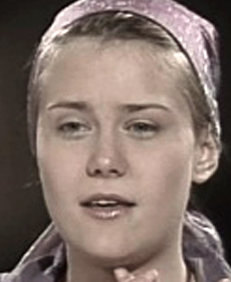 A video-screen image shows Austrian kidn
