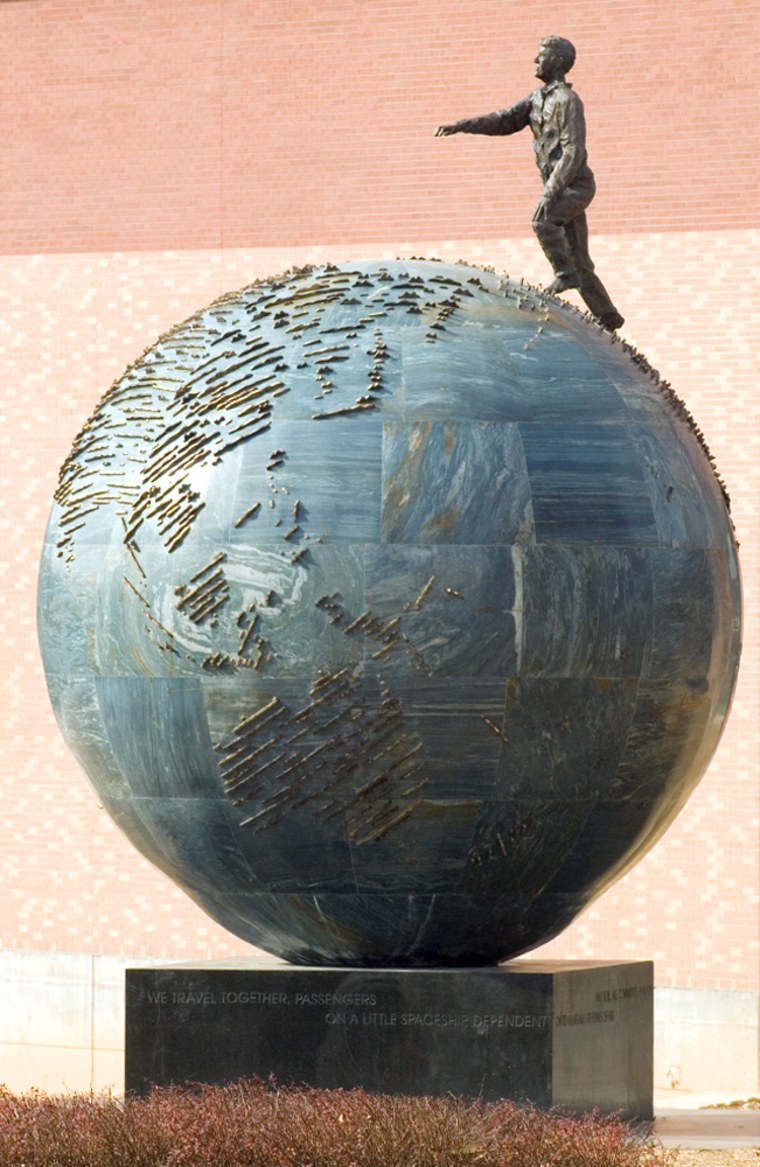 Spaceship Earth' collapses into rubble