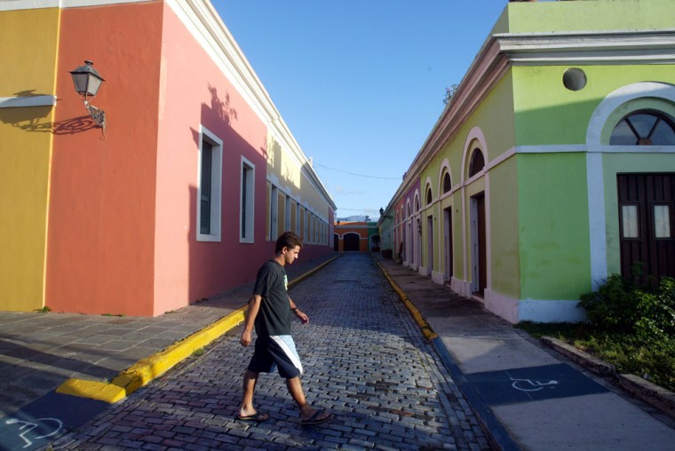 Old San Juan the original capital city of San Juan, Puerto Rico.
