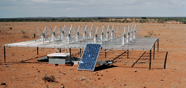 The Mileura Widefield Array - Low-Frequency Demonstrator is beginning to take shape in the Australian outback. Astronomers plan to use the telescope in the search for signals from extraterrestial civilizations.