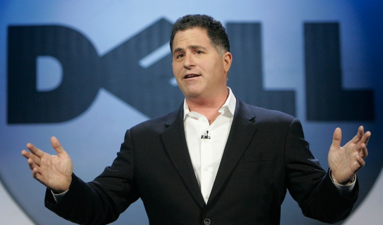 Michael Dell, chairman of Dell Inc., delivers his keynote address at the 2007 International CES (Consumer Electronics Show) in Las Vegas