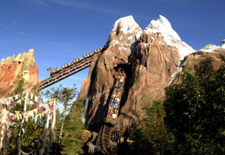 Expedition Everest, Disney World's newest attraction, involves a harrowing ride through the Himalayas and a yeti waiting inside Mount Everest. 