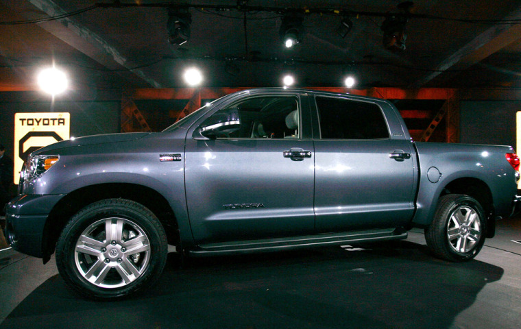 The new Toyota Tundra Crewmax full-size
