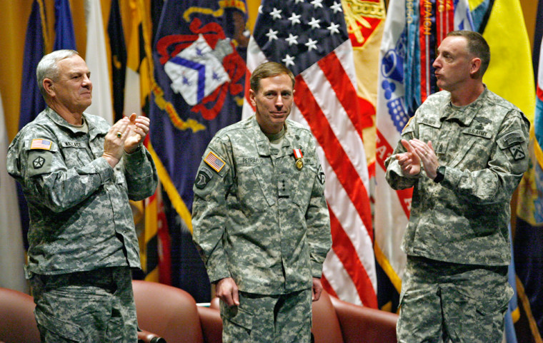 Fort Leavenworth Holds Farewell Ceremony For Petraeus