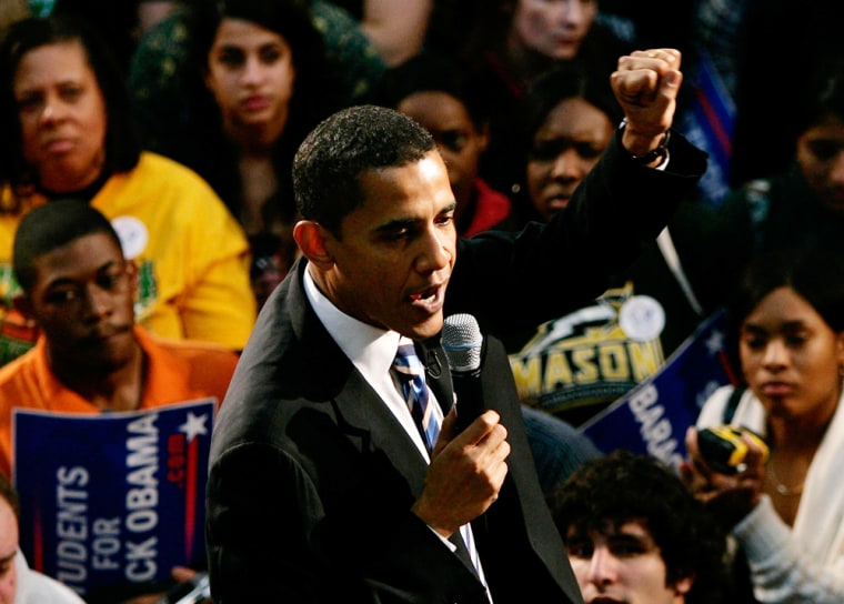 Obama Addresses Student Supporters At Rally