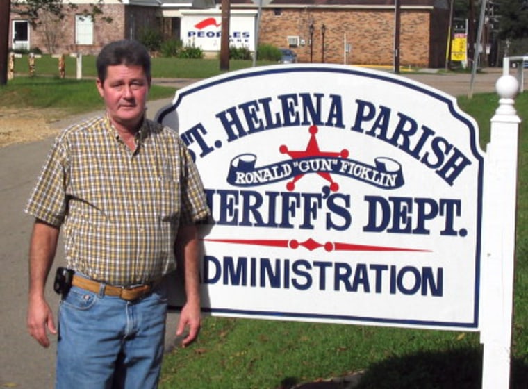 Former St. Helena Parish Sheriff Ronald “Gun” Ficklin