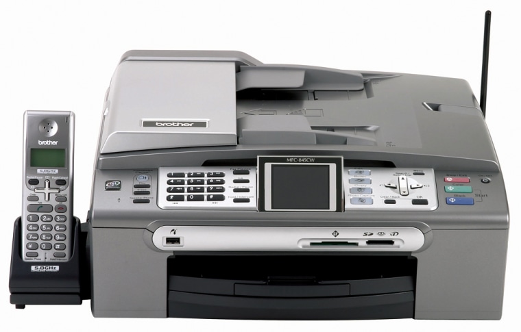 Brother's wireless, all-in-one print, fax, scan, answering machine.