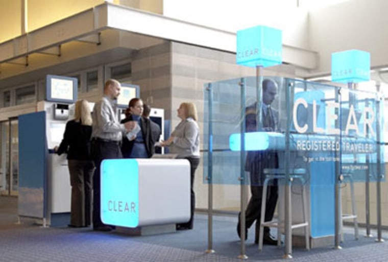 Clear customers must make a visit in person to an enrollment station at one of the five airports currently slated to host Clear lanes.