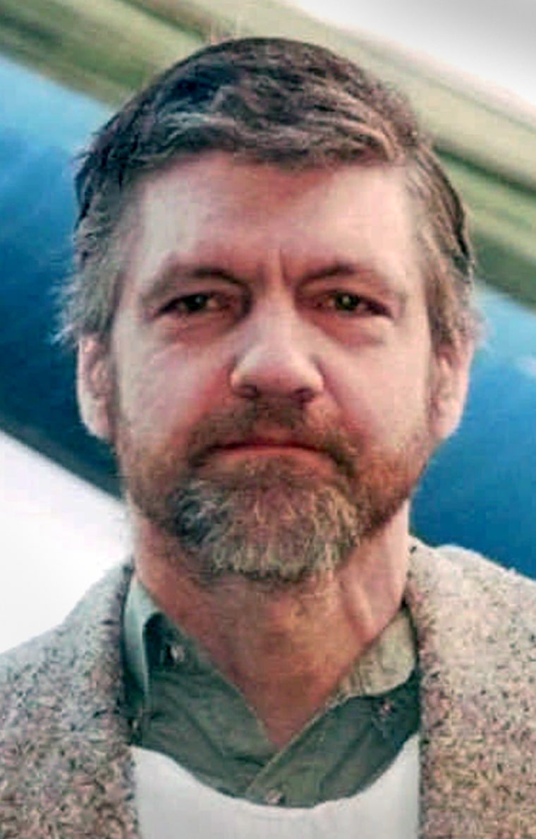 Theodore Kaczynski is shown in this 1996 file photo.