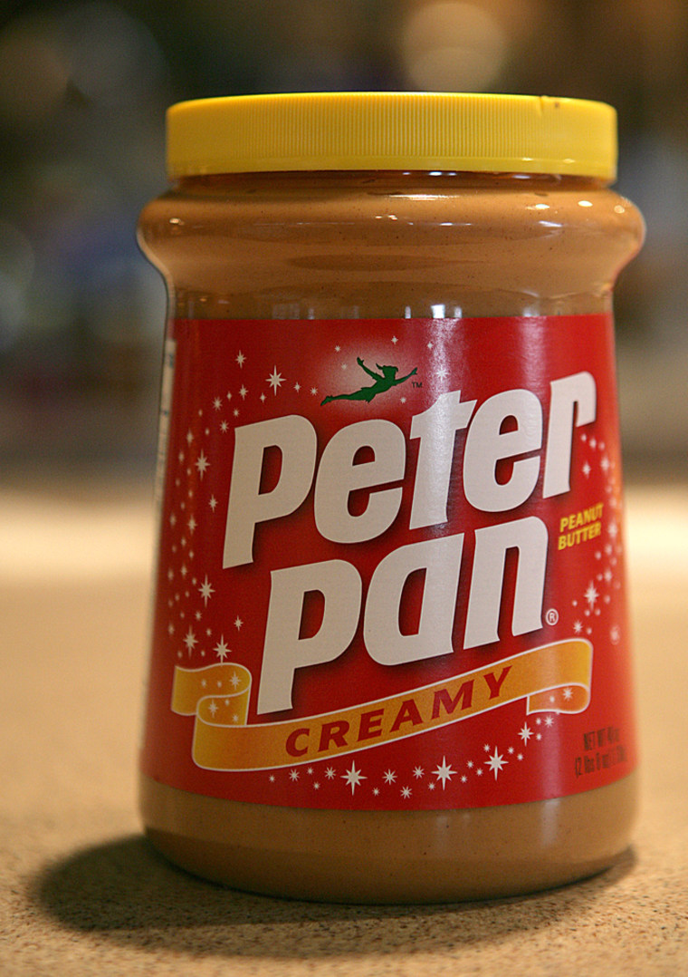 The Peter Pan and Great Value brands of peanut butter produced by ConAgra are currently suspected in the nationwide salmonella outbreak.