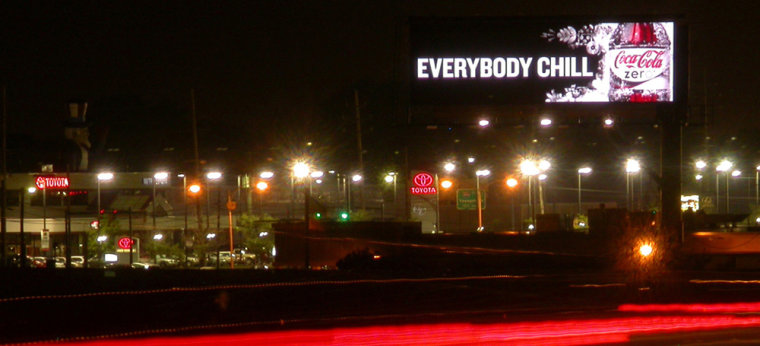 Officials worry that digital billboards, like this one in Cleveland, are a new dangerous distraction for drivers.