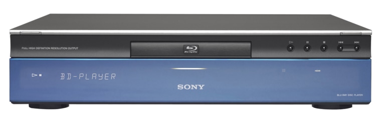 The second-generation Sony $999 BDP-S1 Blu-ray disc player features a more substantial remote than the Toshiba HD DVD player and was the quietest among the three machines tested.