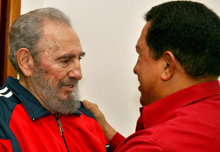 Fidel Castro, Hugo Chavez