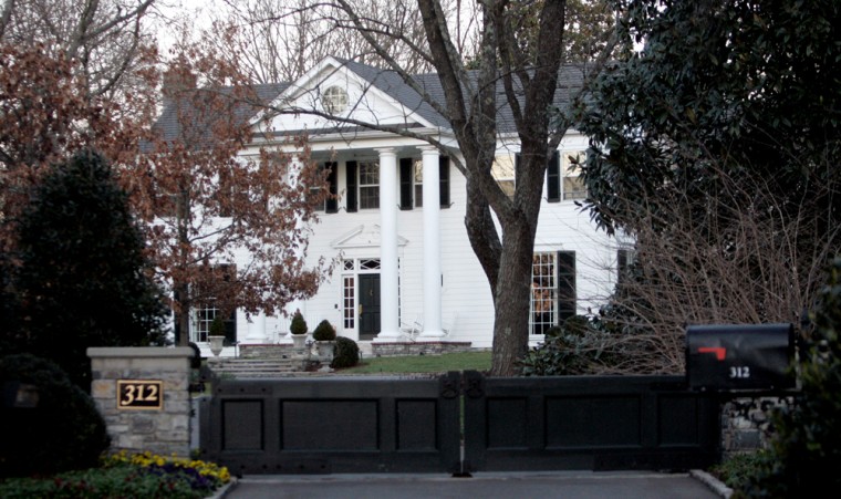 Al and Tipper Gore live in this Nashville, Tenn., mansion. A group skeptical of global warming is calling the former vice president a hypocrite because of the home's large electricity consumption.