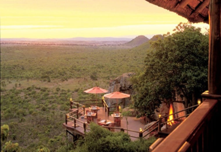 Maverick Virgin boss Sir Richard Branson owns 10,000 hectares of the Sabi Sands Game Reserve astride the Kruger National Park in South Africa. The two properties on the reserve are seven-suite Rock Lodge, and the dramatic Safari Lodge, with 10 treehouse-style rooms built in an ancient forest on a dry riverbed.