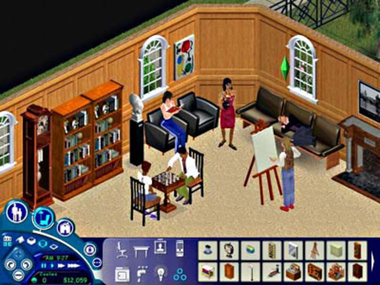 Students at three design schools are teaming up with Electronic Arts to produce exhibitions that celebrate 'The Sims' video game.