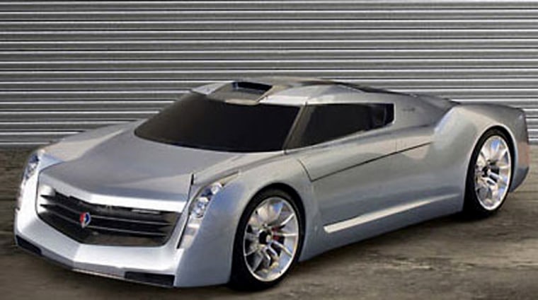 GM unveiled the prototype EcoJet in October. The car's 650-horsepower engine runs on biodiesel.