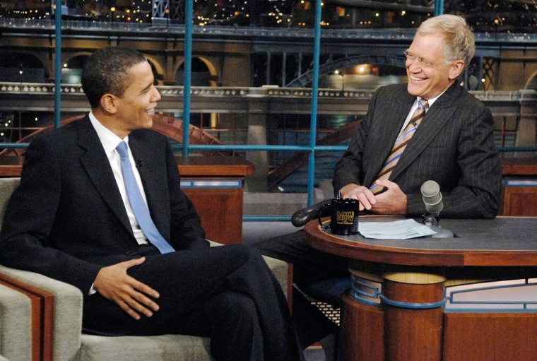 David Letterman, Barack Obama