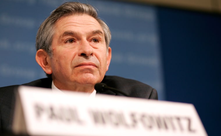 World Bank President Paul Wolfowitz apologizes for promotion and pay of an ex-colleague with whom he is romantically involved.