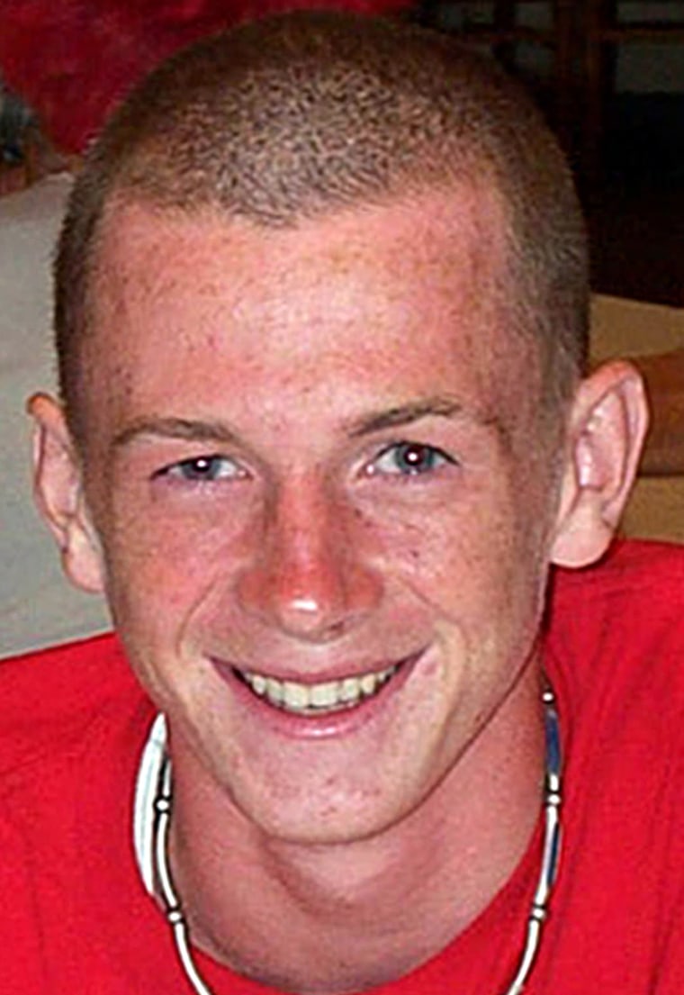 This undated photo provided by family shows Jarrett Lee Lane, of Narrows, Va. Lane, 22, was killed by the gunman at Virginia Tech on Monday, April 16, 2007. (AP Photo/Family photo) **ONE TIME USE ONLY, NO SALES**