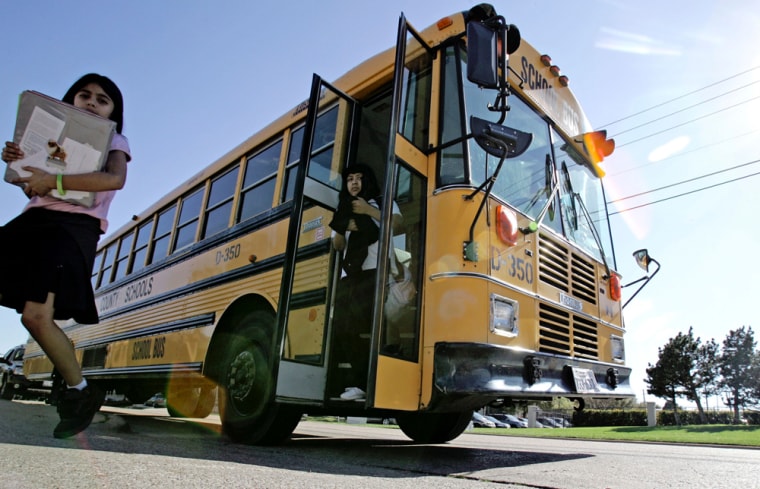 A third of public school buses across the United States were built before 1990 and pollute much more than their newer counterparts. Those emissions not only go into the air but inside the buses, prompting concerns about the long-term exposure of children.