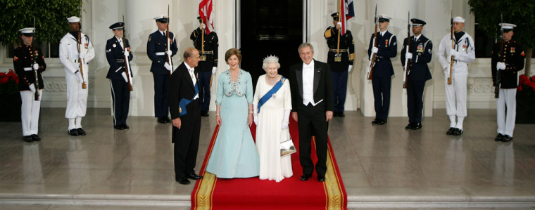 President Bush Hosts Queen Elizabeth At The White House
