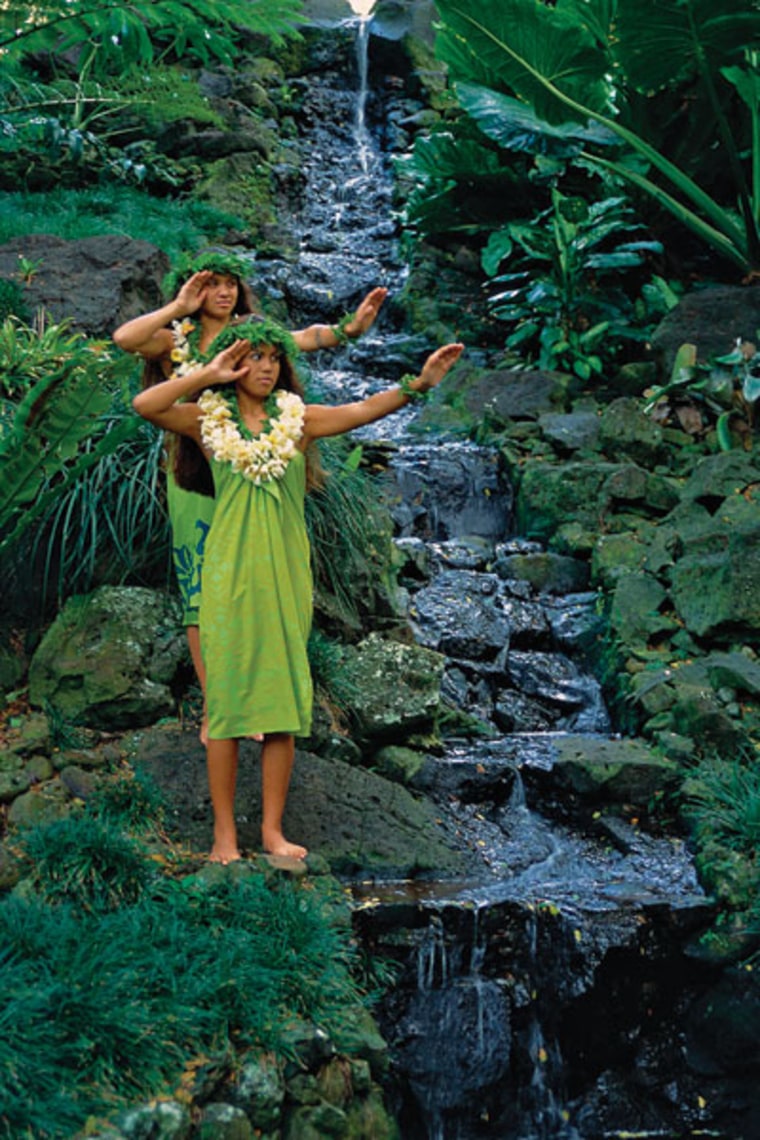 Classic hula dancers on Kauai, the northernmost of the inhabited islands and hands-down the most spectacular.