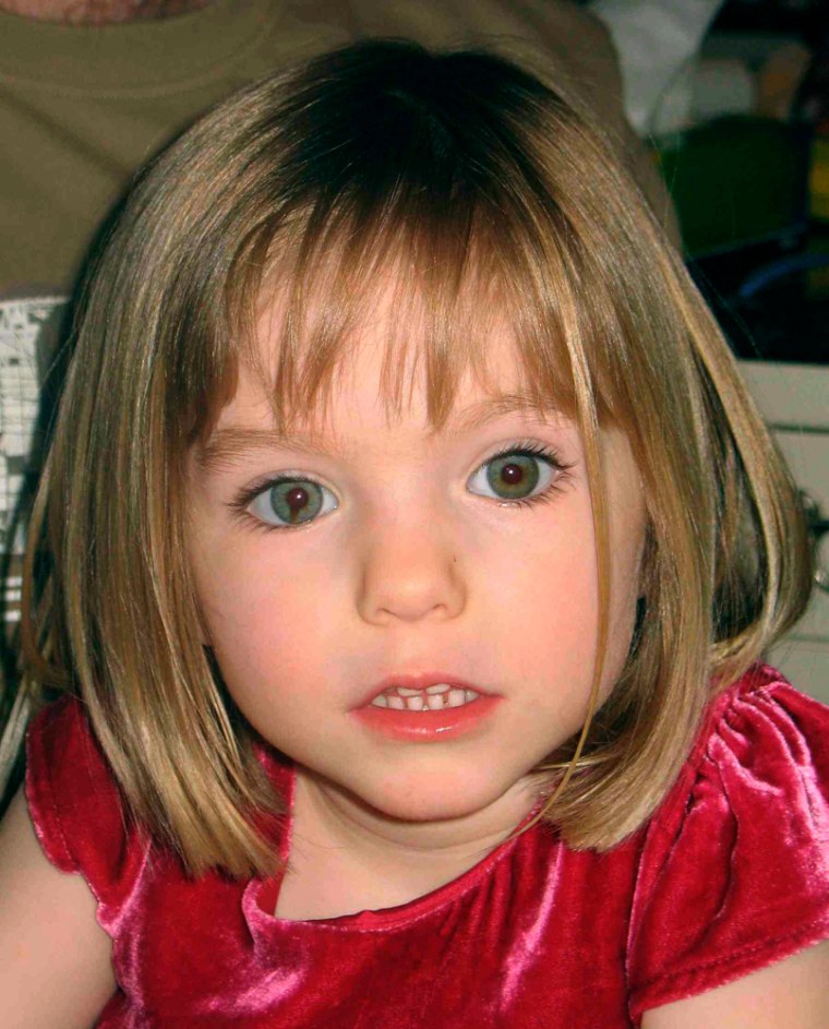 Newly released photo of missing British girl Madeleine McCann