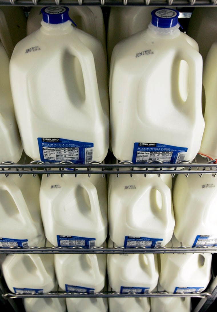 The price of a gallon of milk has flirted with the $4 level in much of the country. Companies that use dairy products are passing along costs — but not Domino's Pizza, since competition is too feirce.
