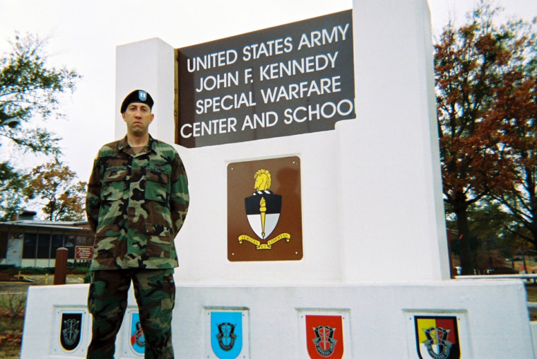 This photo of U.S. Army Capt. Tom Deierlein was taken in November 2005 at Fort Bragg, N.C.