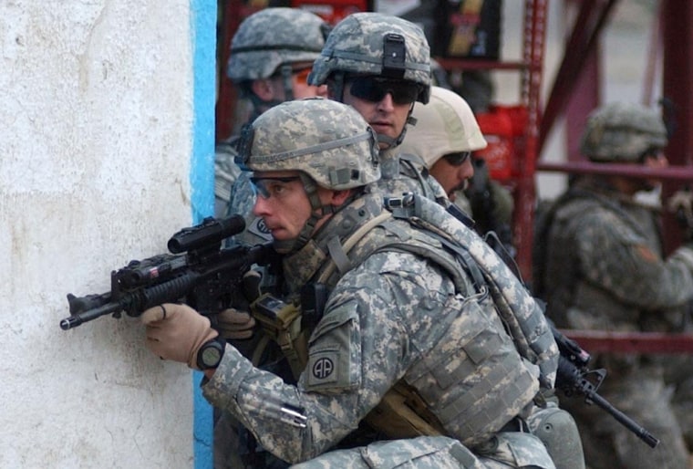 A picture released by the US Army 07 May