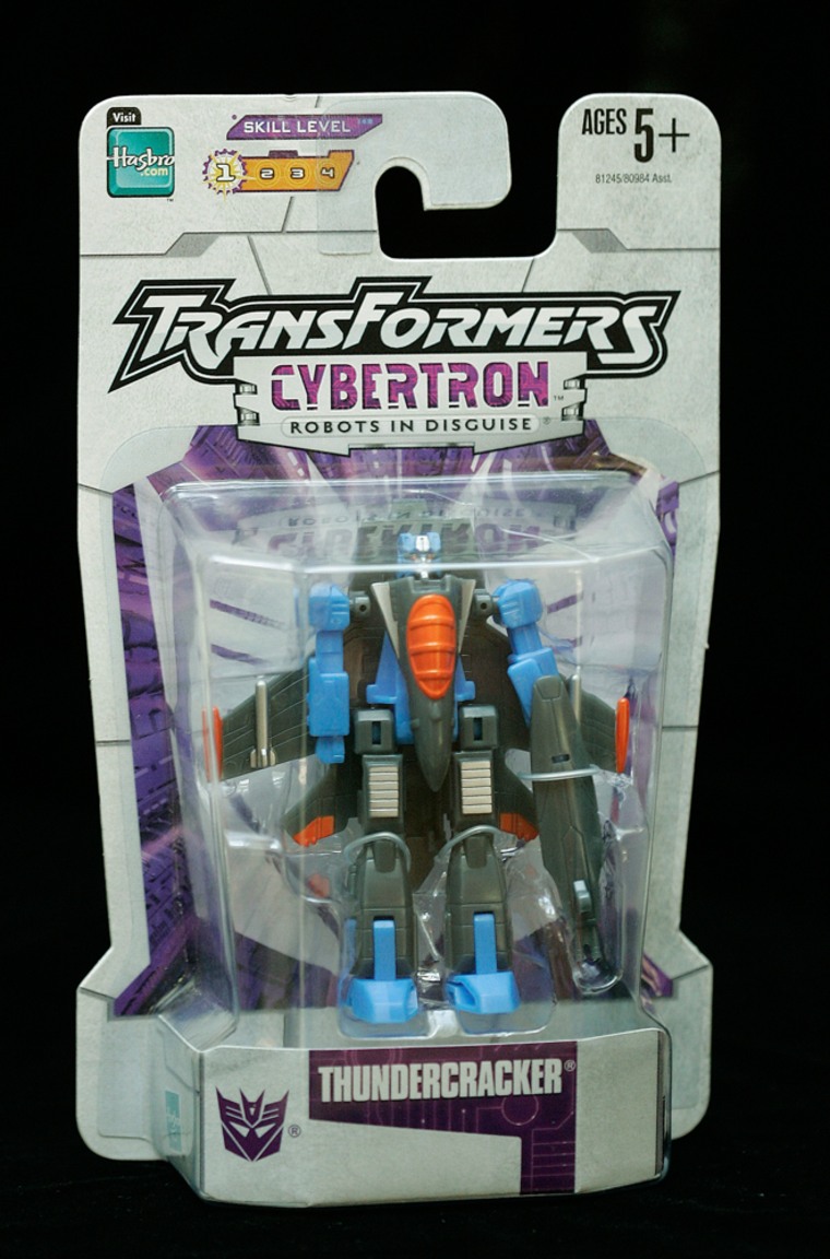 **FILE** A Transformers toy is seen in this July 24, 2006 file photo, in Pewaukee, Wis. Hasbro is banking that the upcoming release of the movie \"Transformers\" - based on Hasbro's \"robots in disguise\" toys introduced in the 1980s - will herald a new era for the company that in the past few years has remade itself from a toy maker to an entertainment company. (AP Photo/Morry Gash, file)
