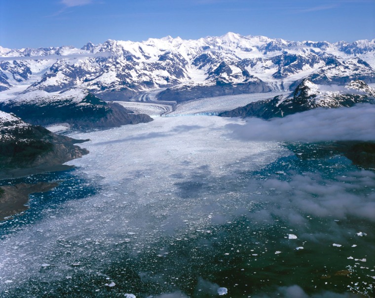 Alaska's Columbia Glacier has been calving at an accelerated rate in recent decades. Glaciers like Columbia are likely to contribute more to sea level this century that the Greenland and Antarctic ice sheets, according to a new study.