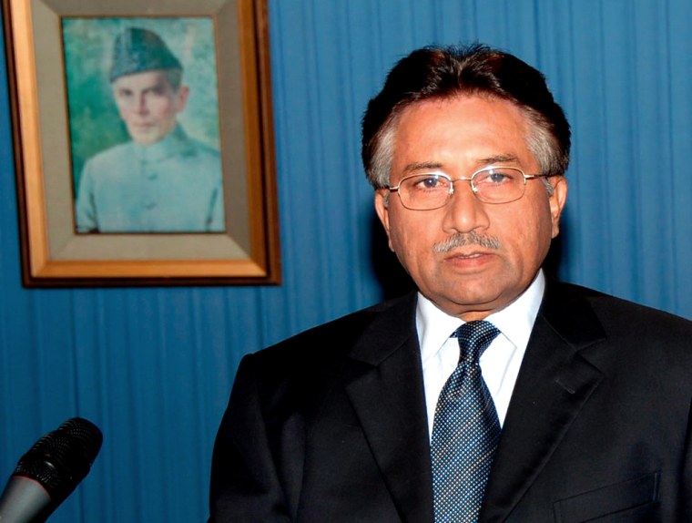 Pakistan President Musharraf televise address