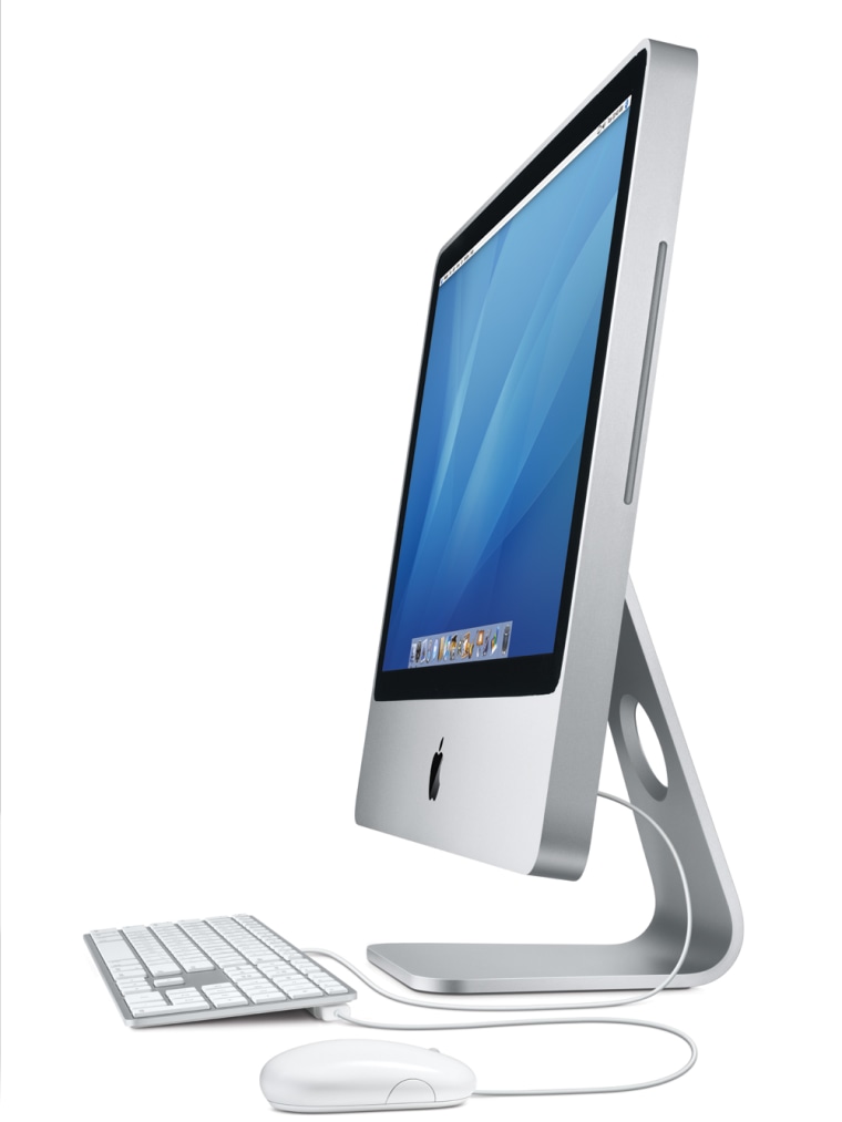 After adding a 24-inch screen to the iMac line last year, Apple unveils its thinner new models this year. 