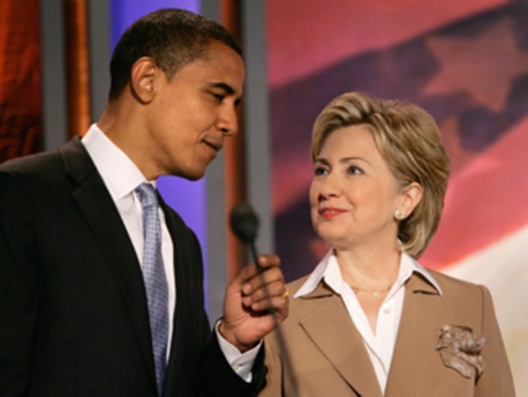 Barack Obama, Hillary Rodham Clinton