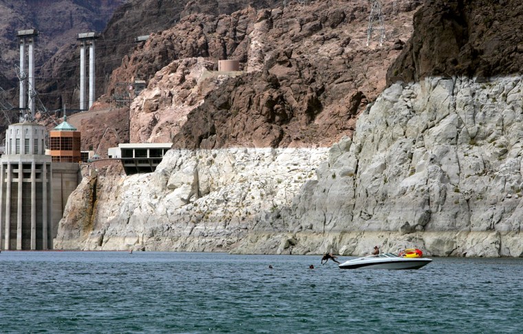 Drought Drops Lake Mead Water Level To 40 Year Lows