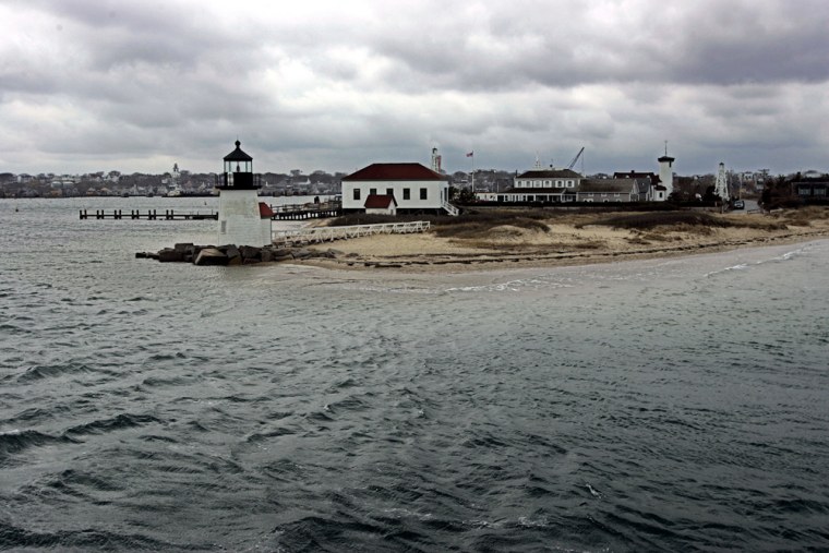 Brant Point Lighthouse in Nantucket, Mass. is seen from a ferry heading to the island from Hyannis, Mass. Nantucket, often known as a summertime getaway, is also a draw in the fall, and comes with smaller price tags.